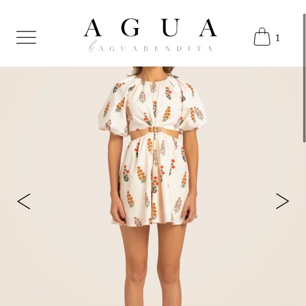 ISO. LAUREL DAHLIA IVORY MINI DRESS